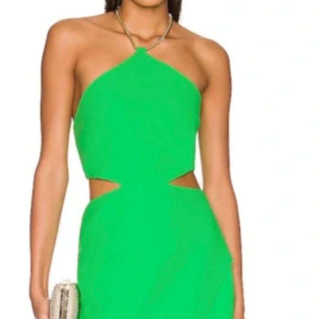 Amanda Uprichard Tyler Dress In Grass